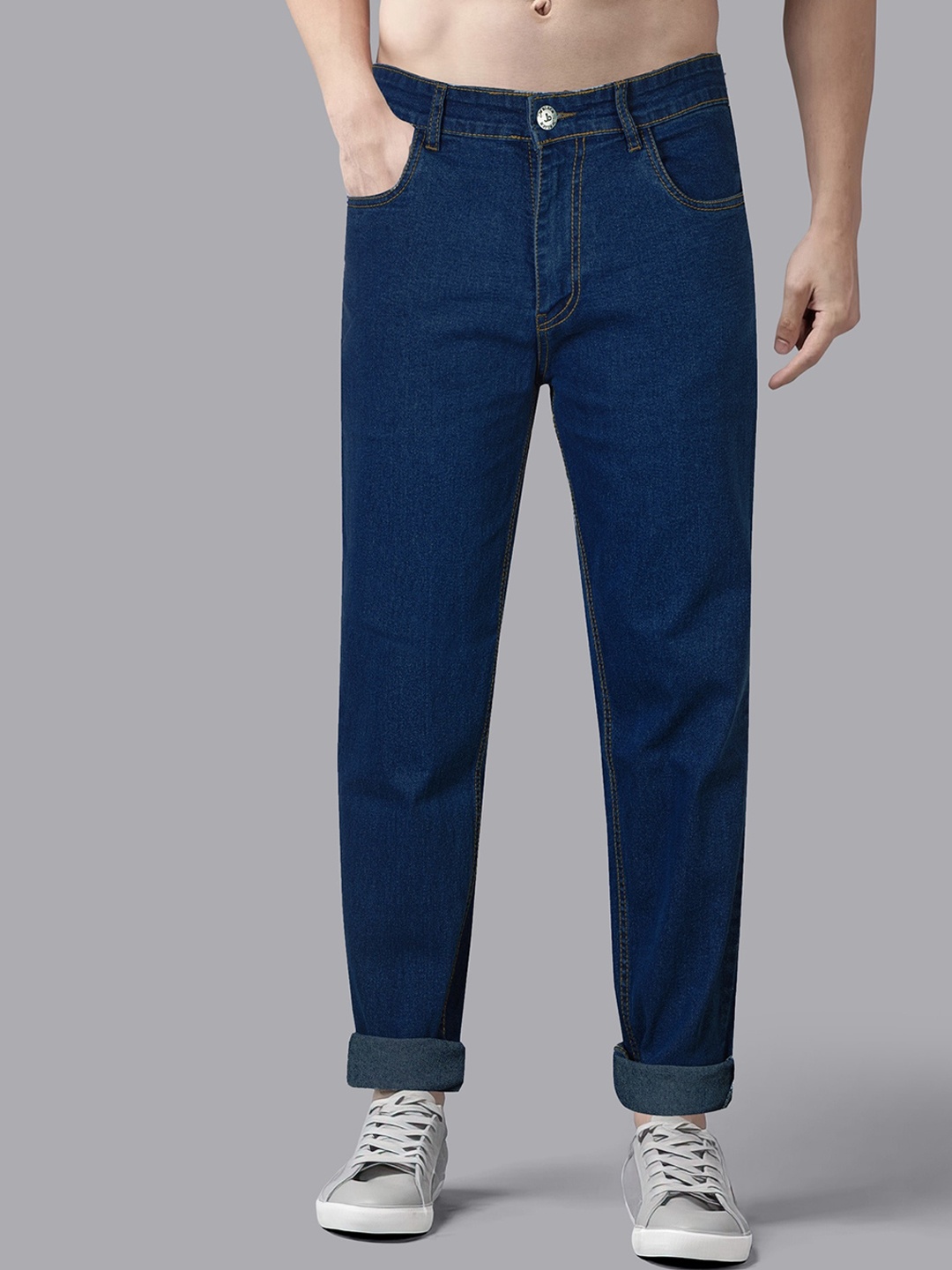 

Jb Just BLACK Men Urban Slim Mid-Rise Clean Look Jeans, Blue