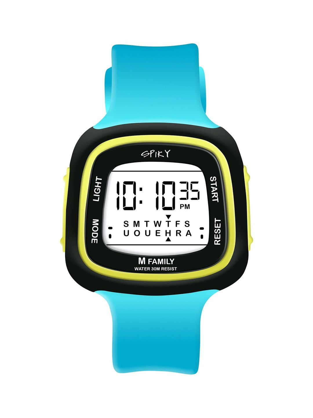 

Spiky Kids Dial & Straps Digital Automatic Watch SPKEVA16_C1_BLU, White