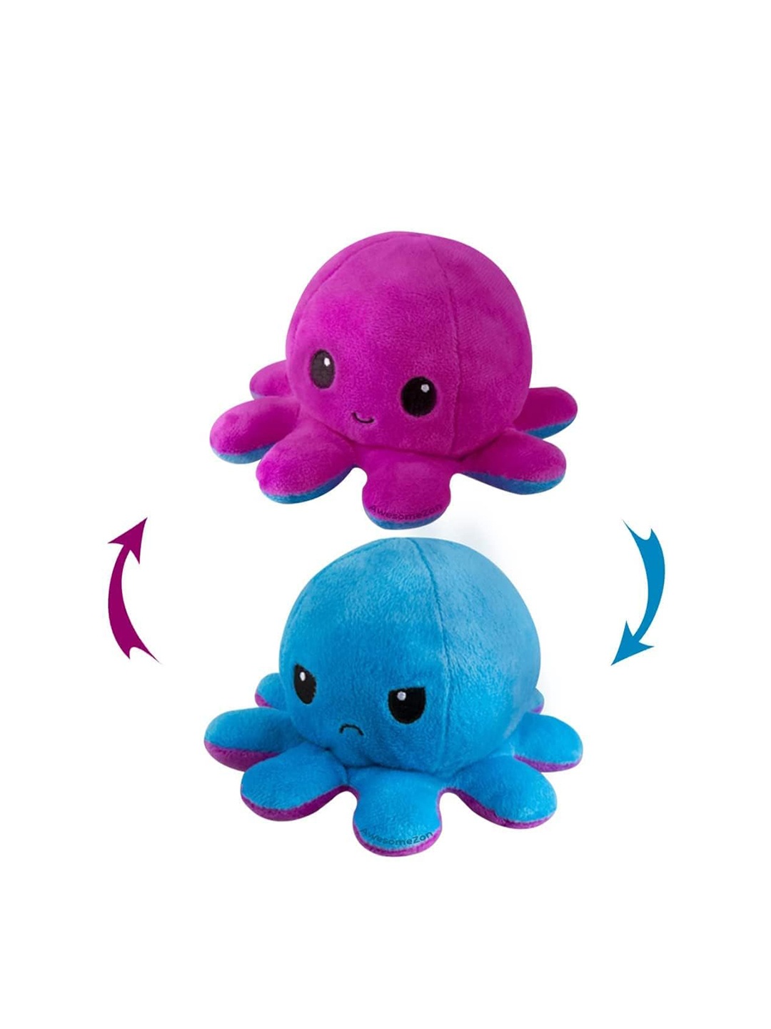 

CareDone Kids Cotton Reversible Octopus Soft Toy, Pink