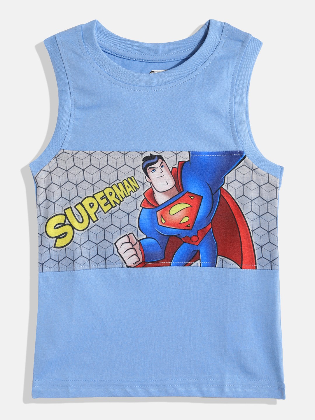 

Eteenz Boys Premium Cotton Superman Printed T-shirt, Blue