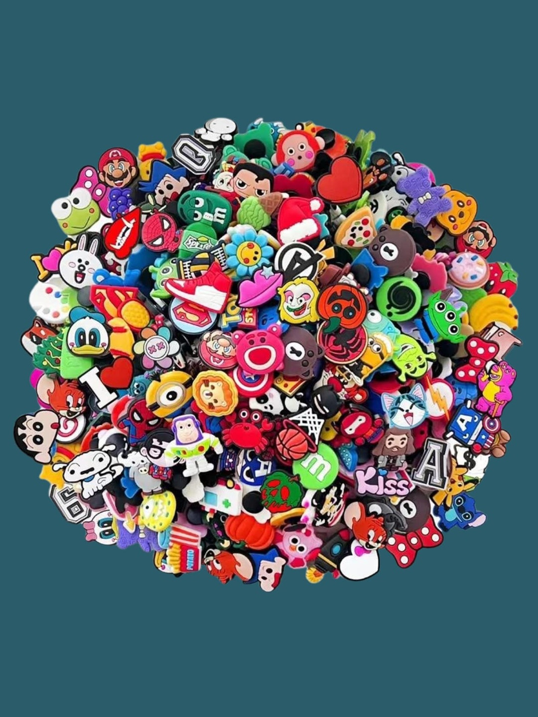 

Pinapes Set Of 12 Assorted Jibbitz