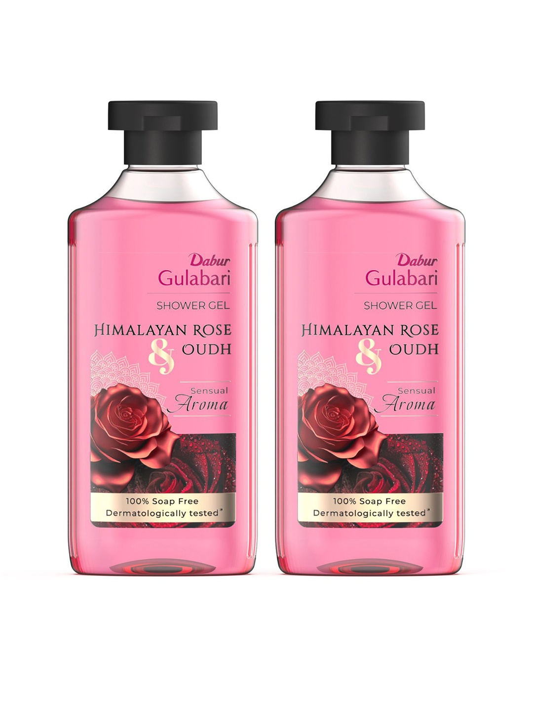 

Dabur Gulabari Set Of 2 Himalayan Rose & Oudh Sensual Aroma Shower Gel - 250ml Each, Pink