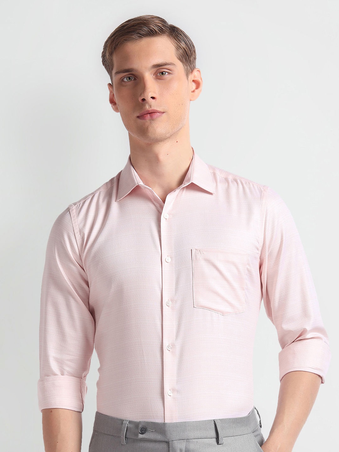 

Arrow Pure Cotton Formal Shirt, Pink