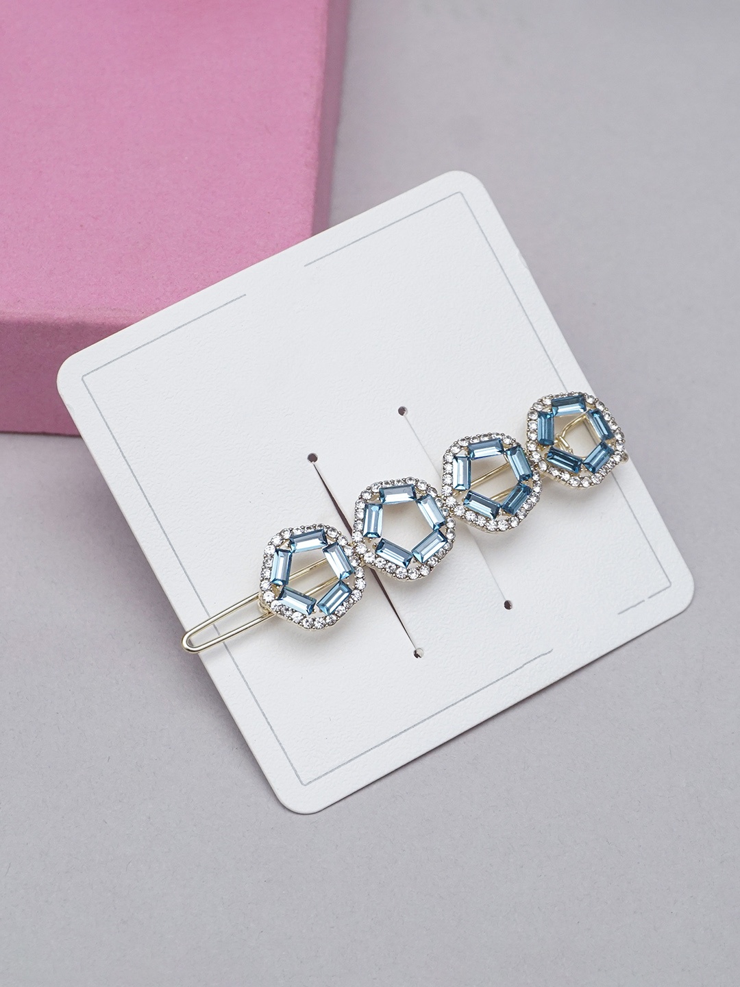 

The Magic Wand Girls Embellished Bobby Pin, Blue