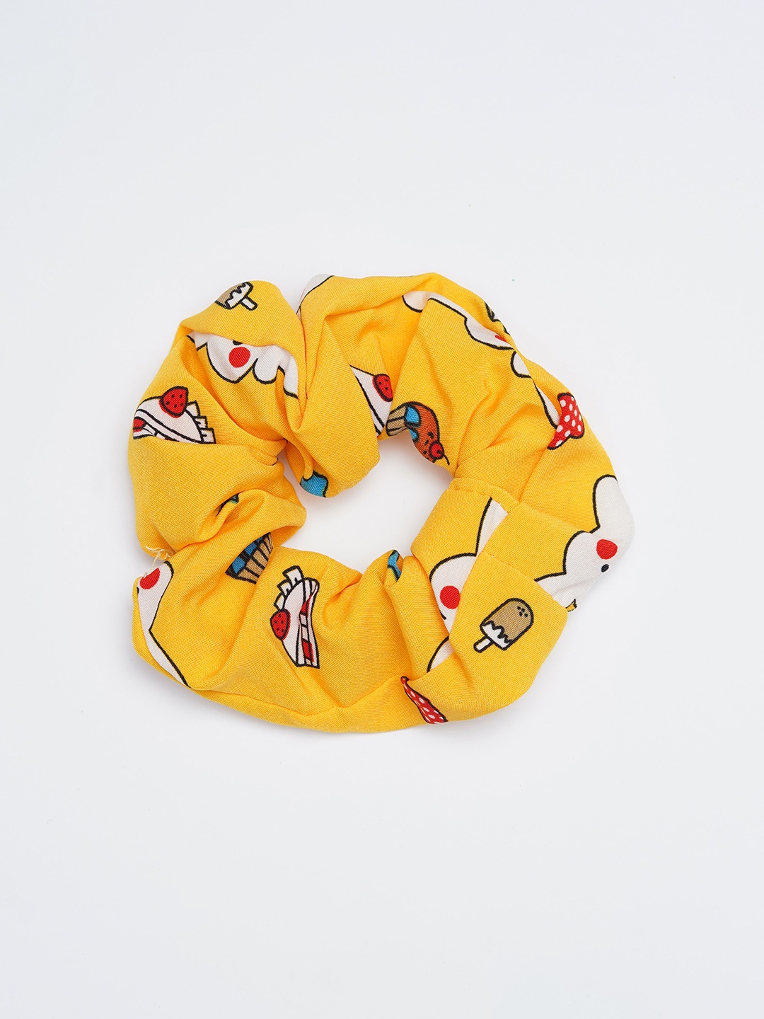 

The Magic Wand Girls Printed Ponytail Holder, Yellow