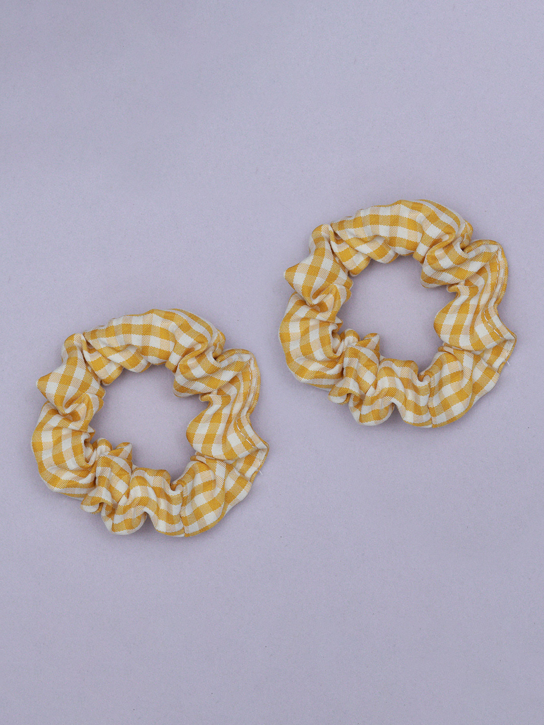 

The Magic Wand Girls Set of 2 Ponytail Holders, Mustard