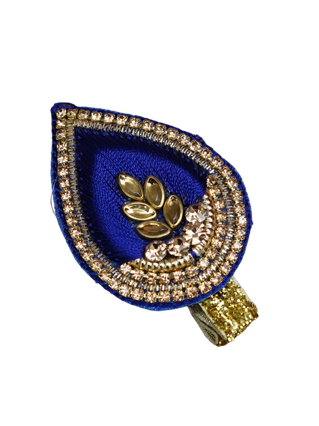 

The Magic Wand Girls Embellished Alligator Hair Clip, Blue