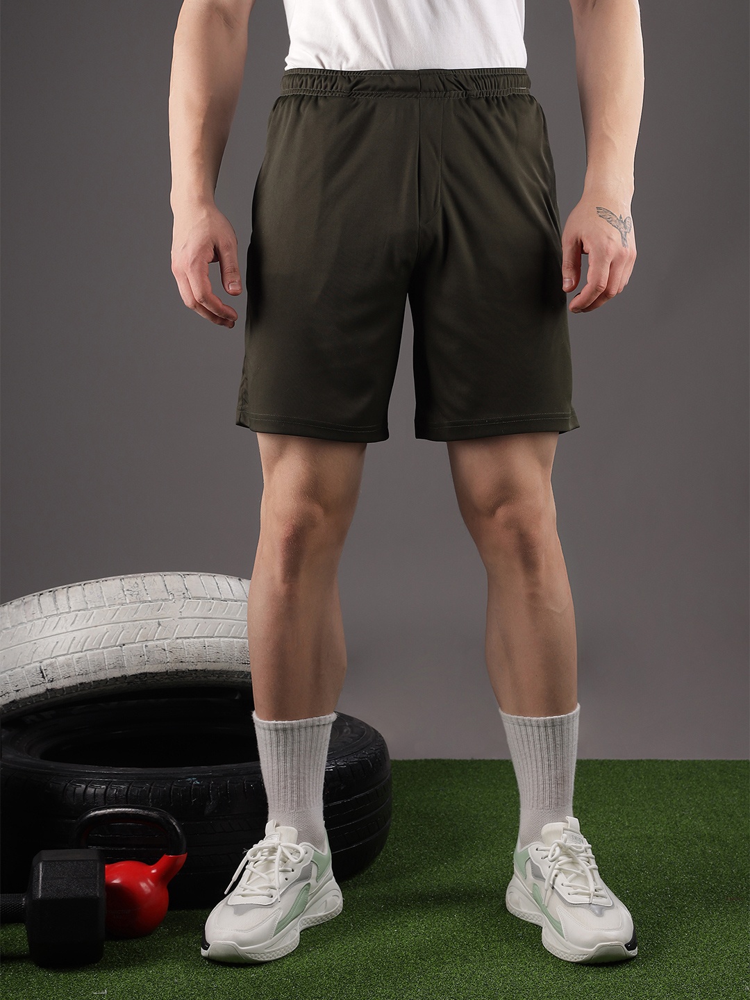 

Force NXT Men Anti Viral Anti Odour Cool Training Sports Shorts, Grey