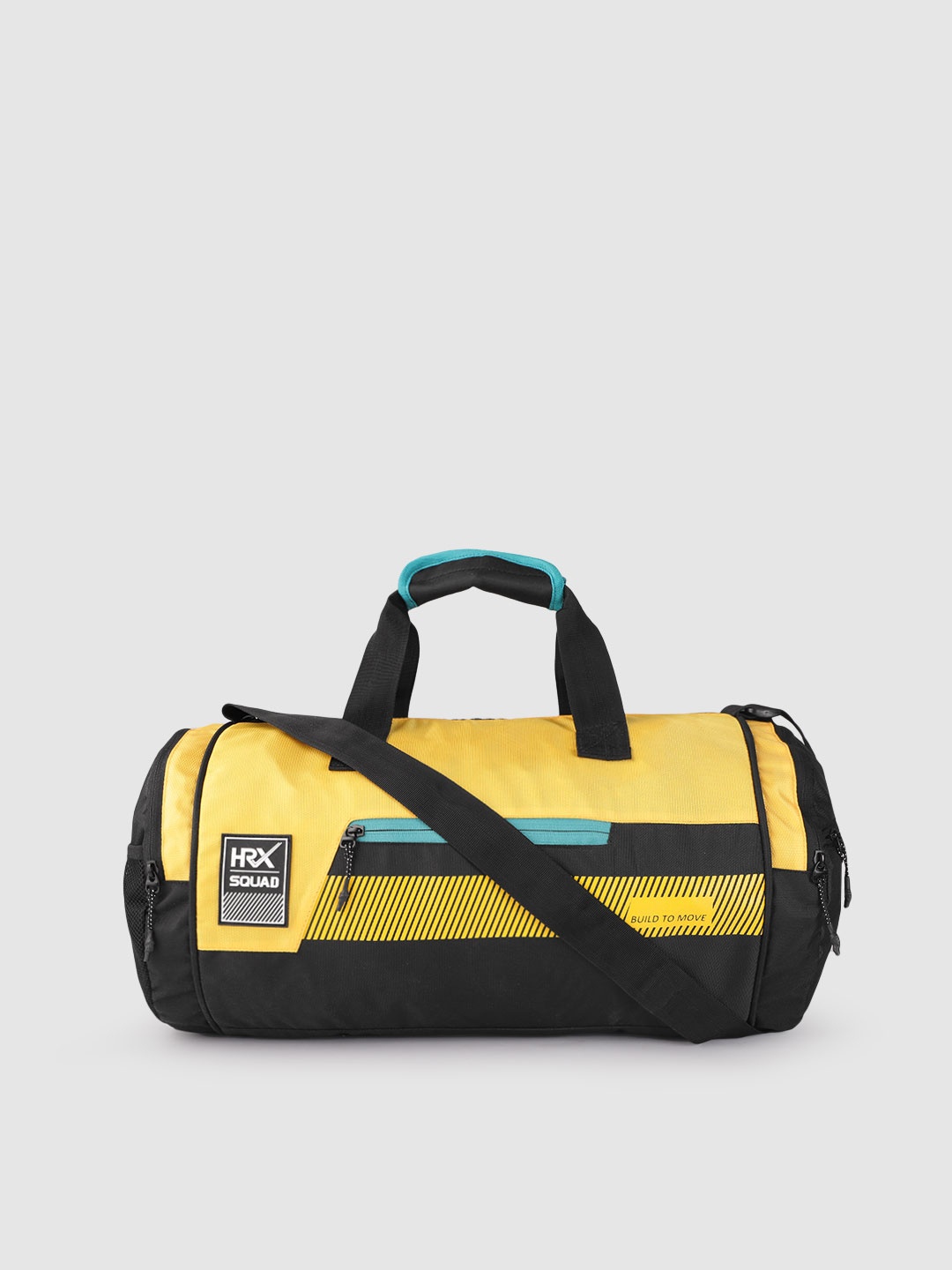 

HRX by Hrithik Roshan Colourblocked Medium Duffel Bag, Yellow