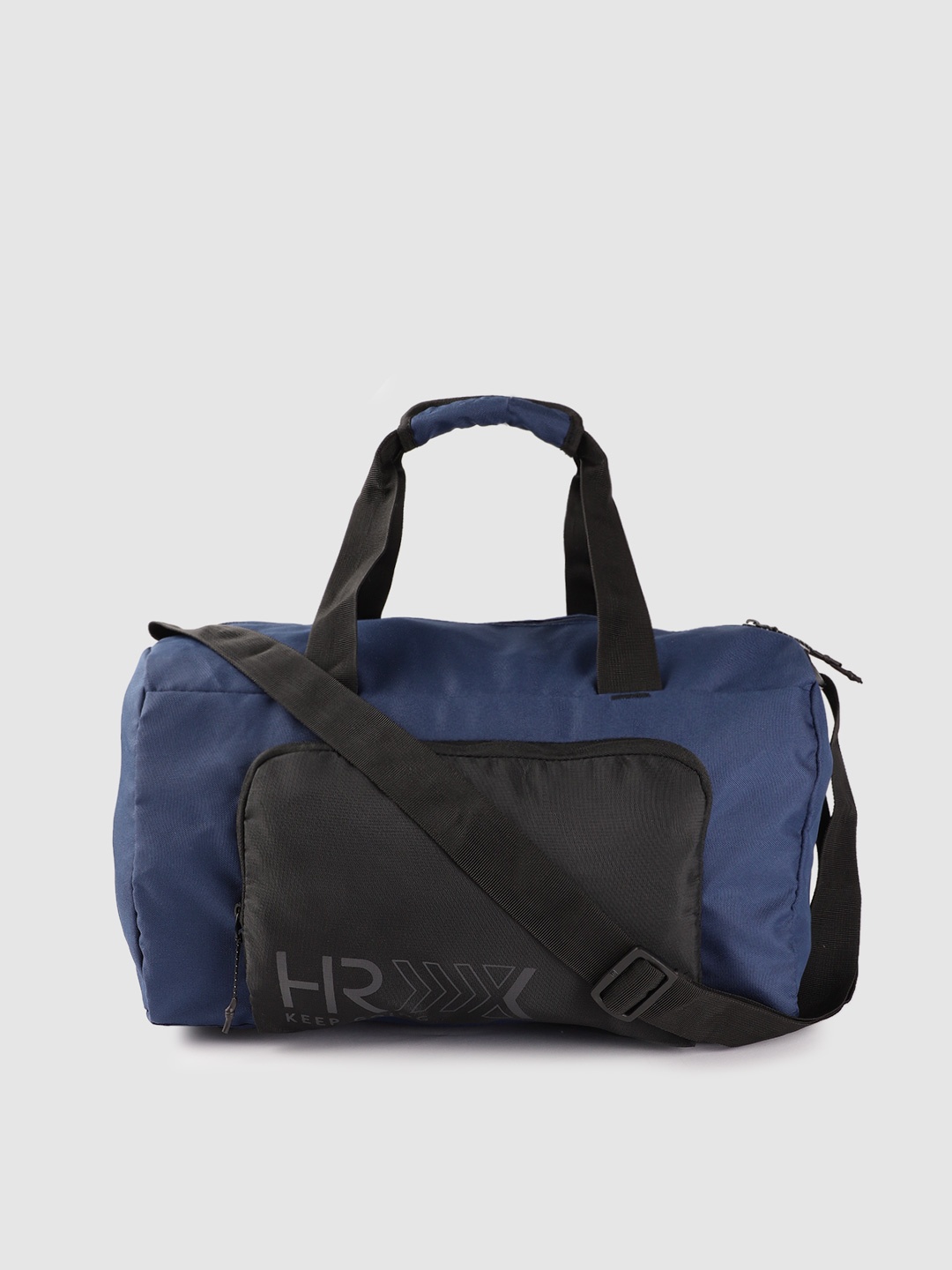 

HRX by Hrithik Roshan Unisex Colourblocked Medium Duffel Bag, Navy blue