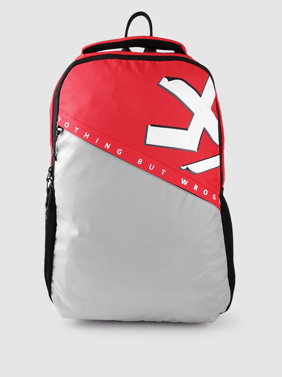 

WROGN Unisex Colourblocked Backpack 19.9 Litres, Red