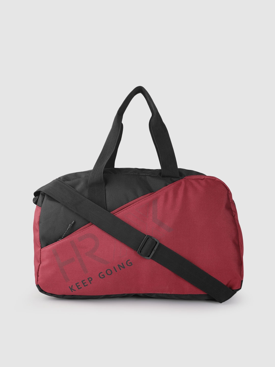 

HRX by Hrithik Roshan Colourblocked Medium Casual Duffel Bag, Maroon
