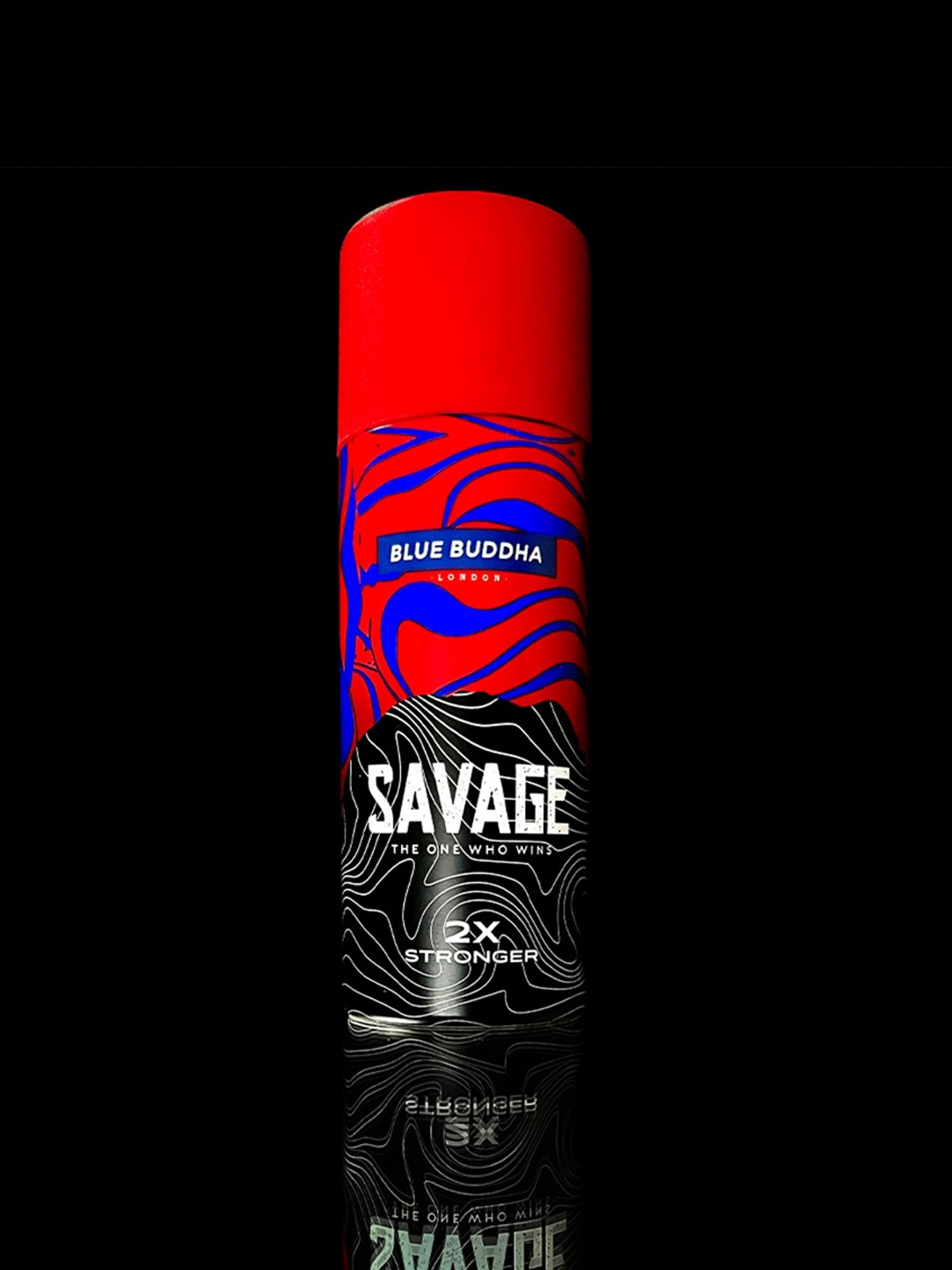 

Blue Buddha Men Savage Long Lasting Deodorant - 150ml, Red