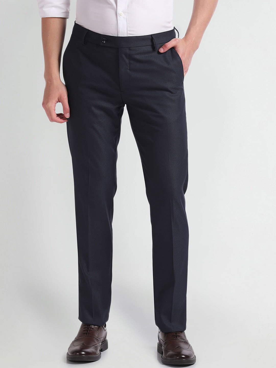 

Arrow Men Slim Fit Trousers, Blue