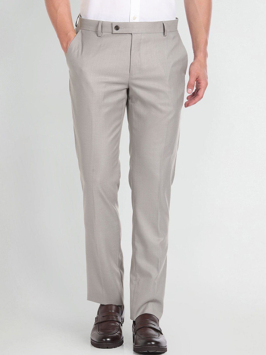 

Arrow Men Formal Trouser, Grey