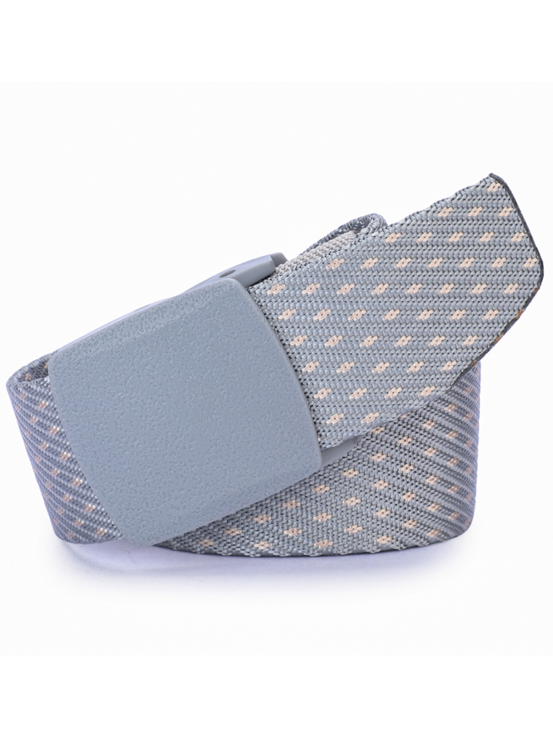 

Kastner Men Printed Slim Belt, Silver