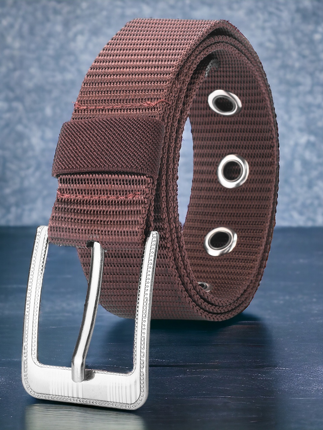

Kastner Men Textured Canvas Belt, Brown