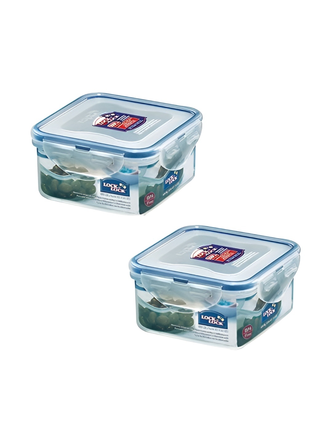 

Lock & Lock Transparent 2 Pieces Food Container 420 ml