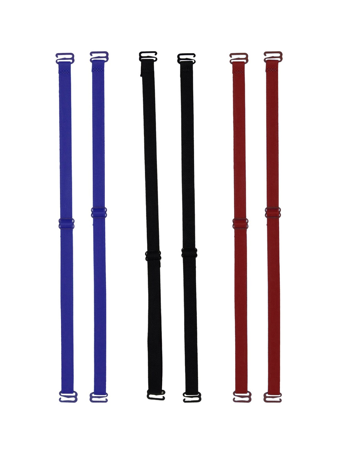 AROUSY Set Of 3 Soft Adjustable Bra Extenders, Maroon