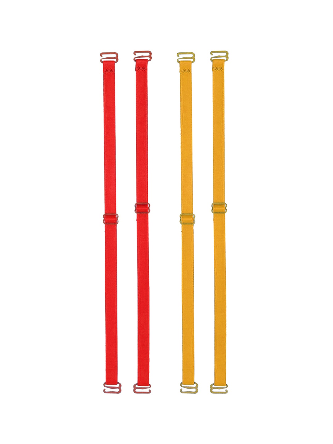

AROUSY Pack Of 2 Adjustable Light Weight Bra Straps, Red