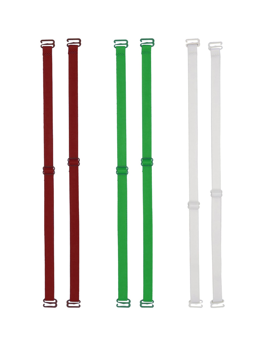 

AROUSY Set Of 3 Soft Adjustable Bra Extenders, Maroon
