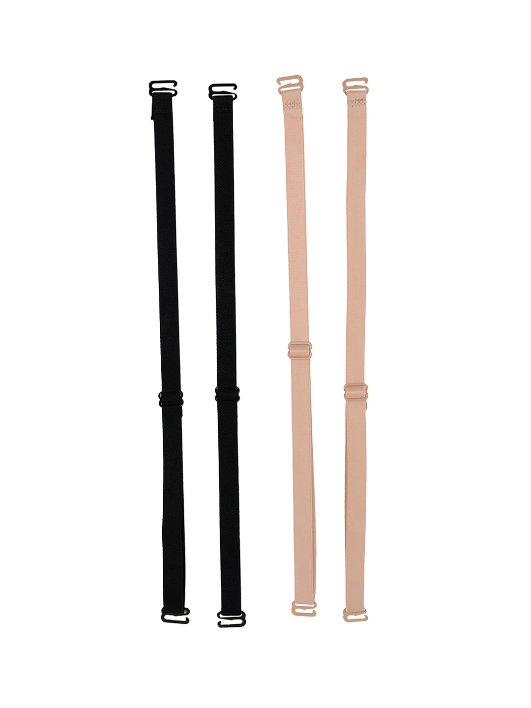 AROUSY Set Of 2 Adjustable Bra Straps, Black