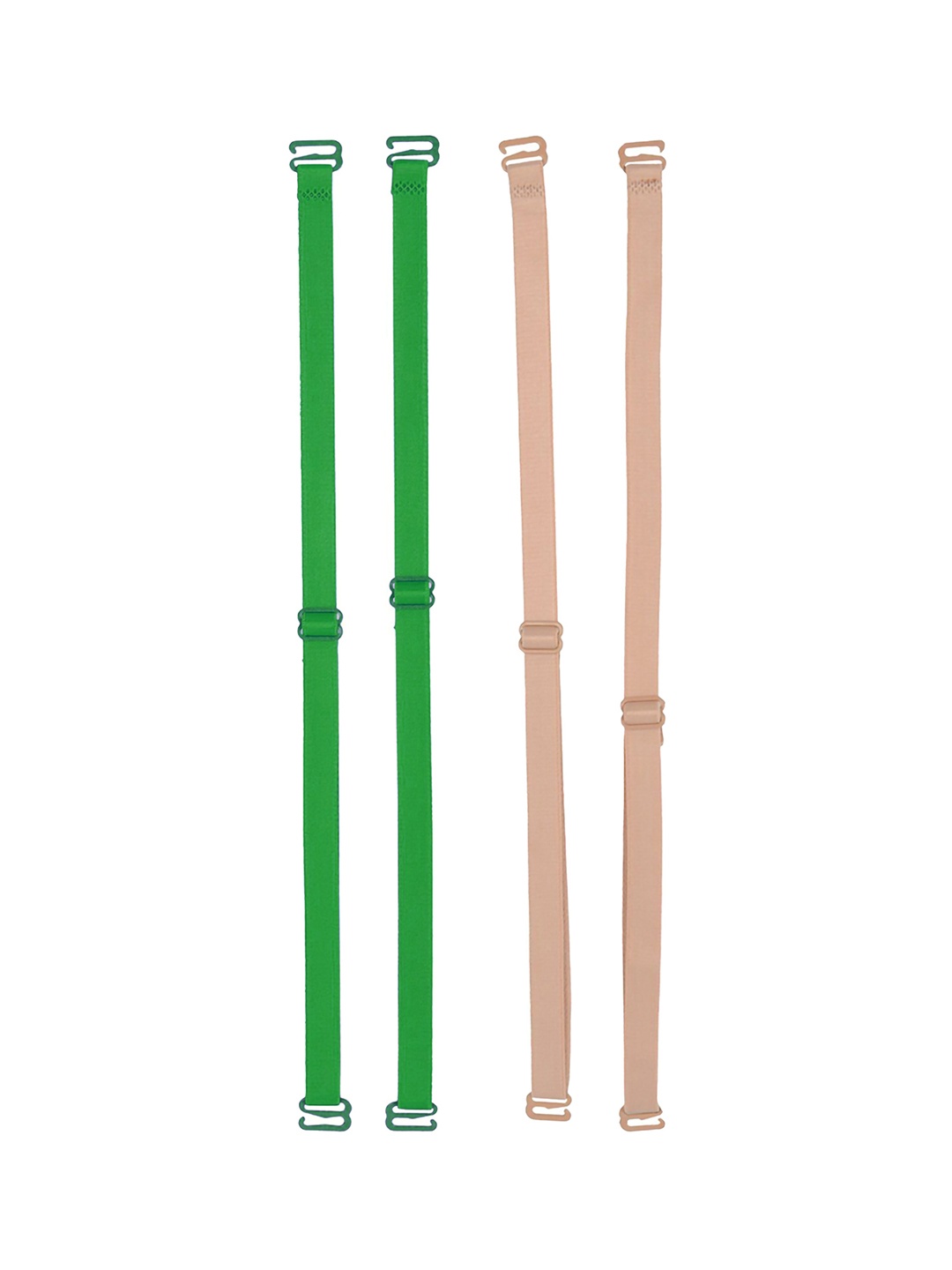 

AROUSY Pack Of 2 Adjustable Light weight Bra Straps, Green