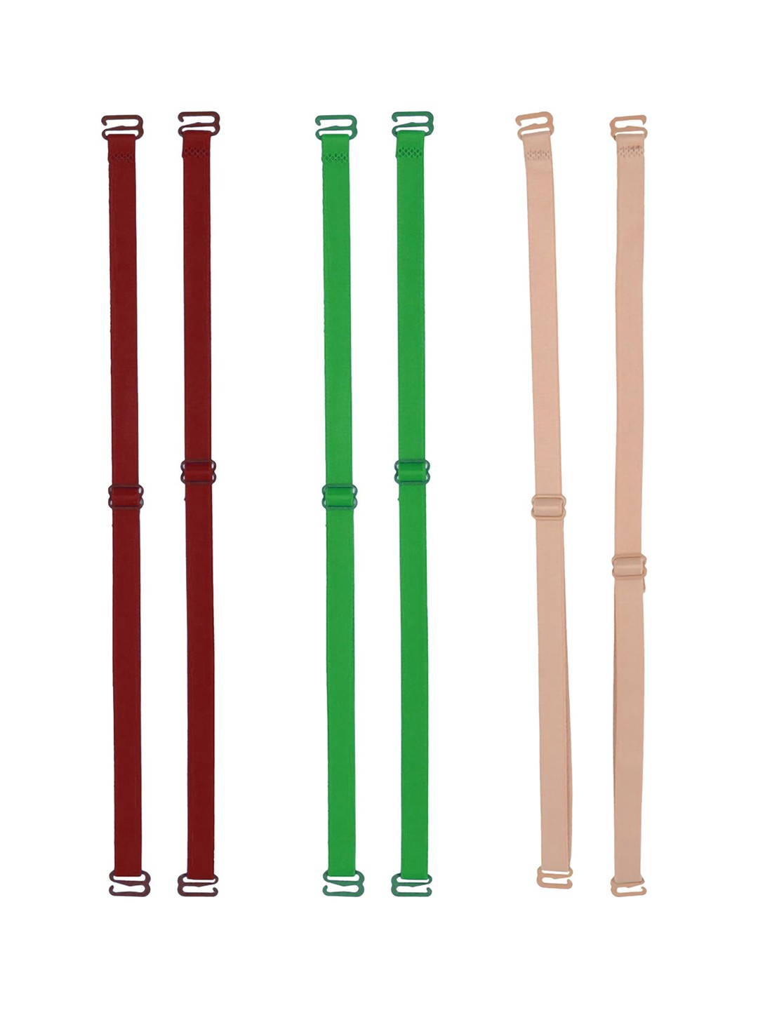 

AROUSY Set Of 3 Bra Adjustable Extenders, Maroon