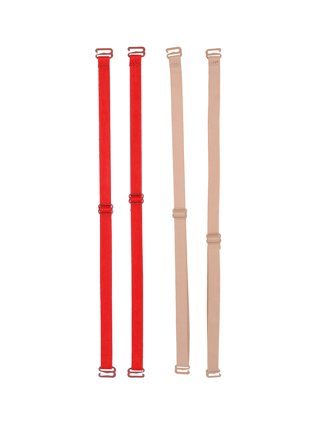 

AROUSY Set Of 2 Adjustable Bra Straps, Red
