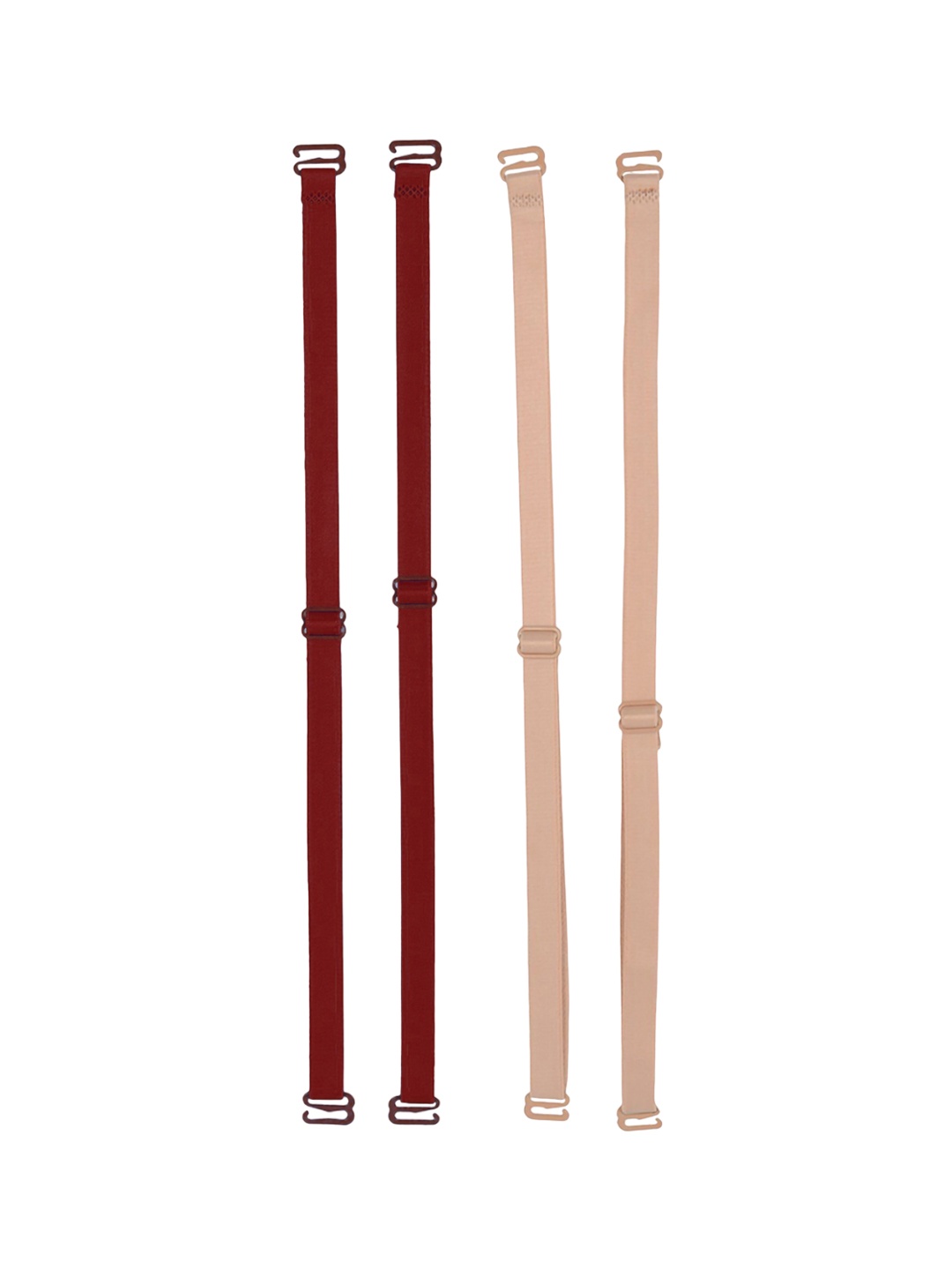 

AROUSY Pack Of 2 Adjustable Bra Straps, Maroon