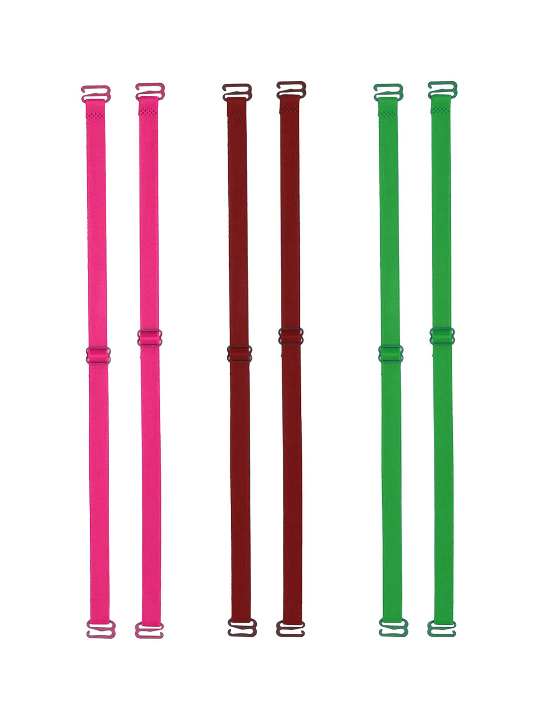 

AROUSY Pack Of 3 Adjustable All Day Comfort Bra Straps, Pink