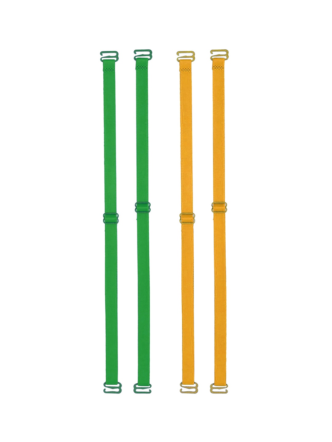 AROUSY Set of 2 Adjustable Bra Straps, Yellow