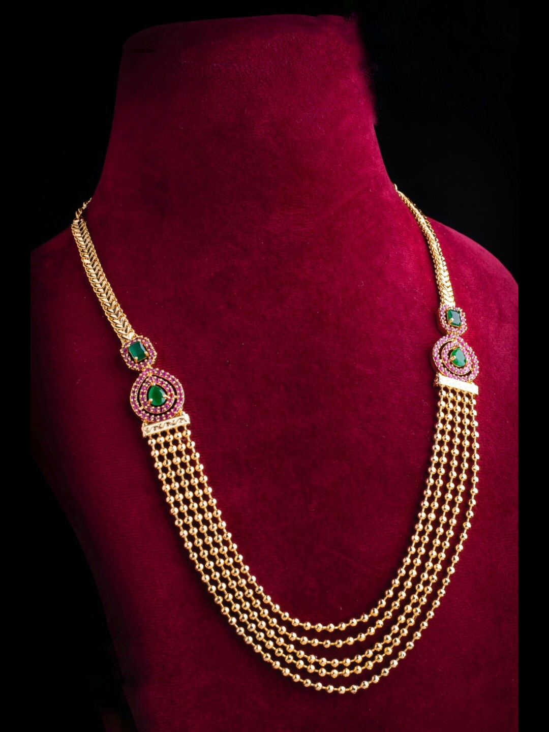 

Pihtara Jewels Gold-Plated Layered Necklace
