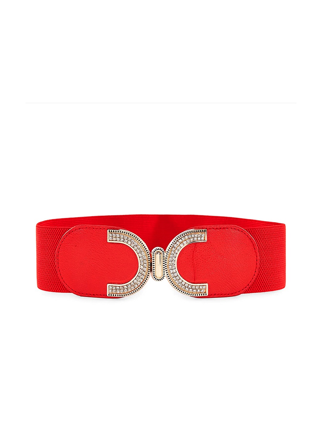 

REDHORNS Women Embellished Belt, Red