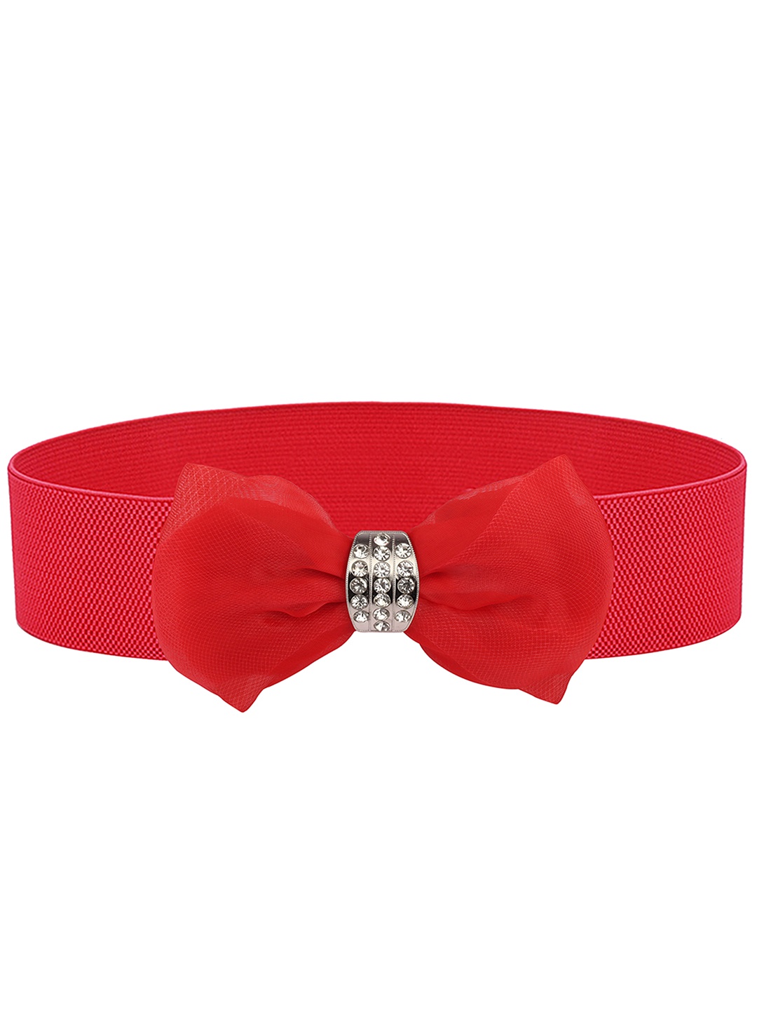 

REDHORNS Women Textured Belt, Red