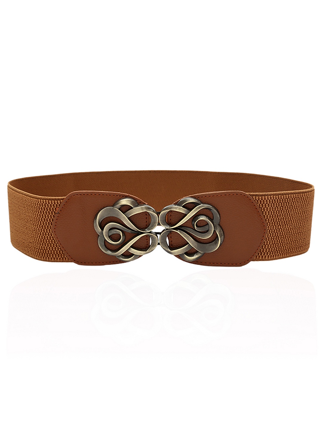 

REDHORNS Women Textured Belt, Brown