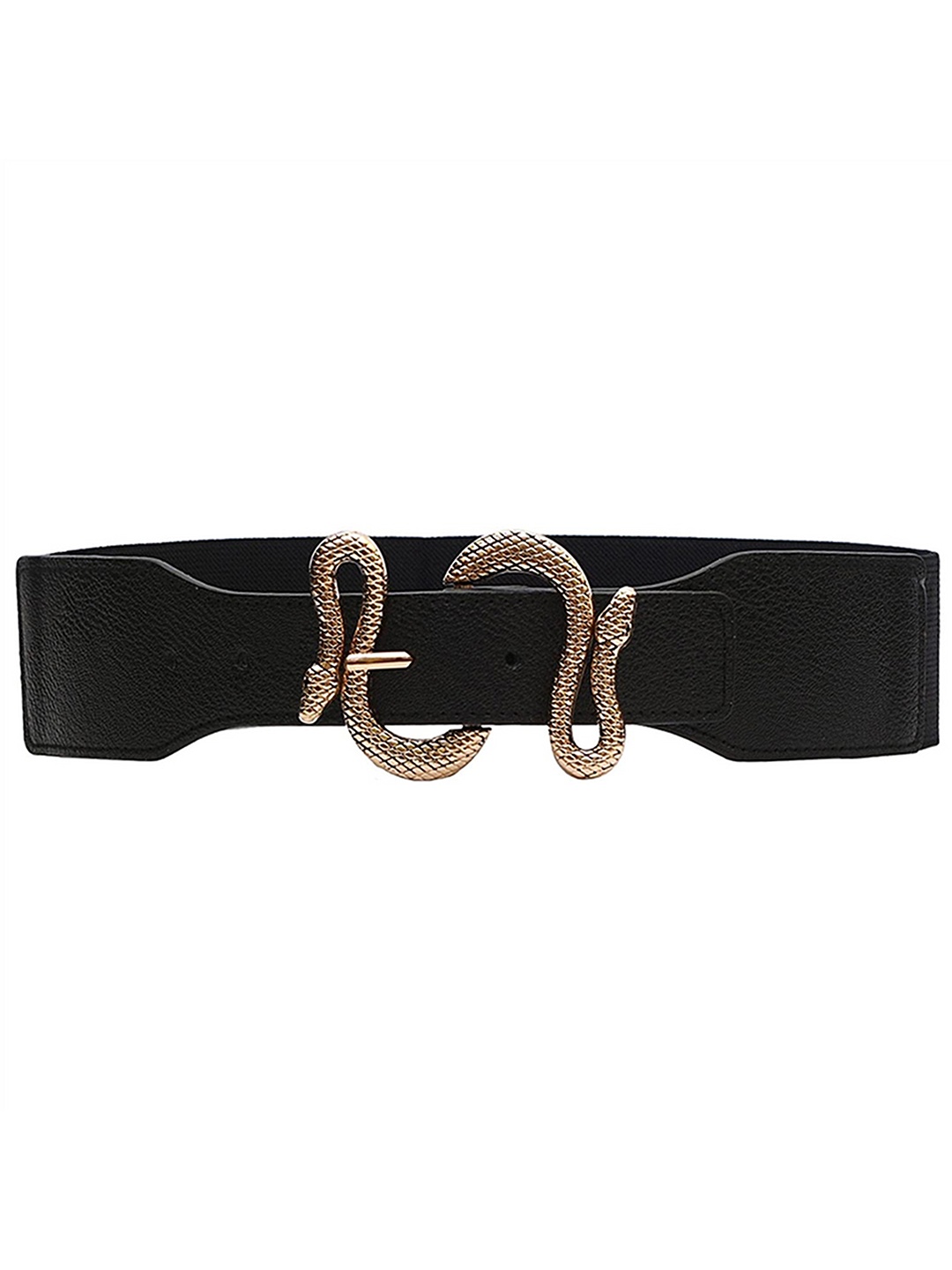 

REDHORNS Women Stretchable Belt, Black