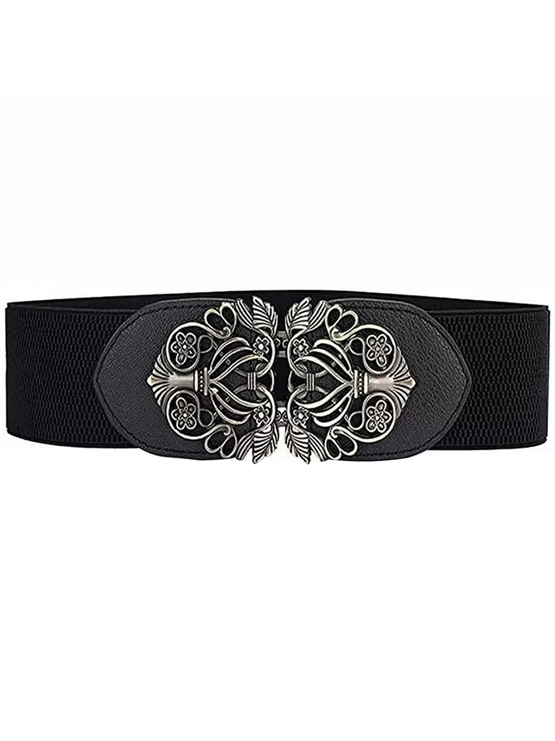 

REDHORNS Women Stretchable Belt, Black