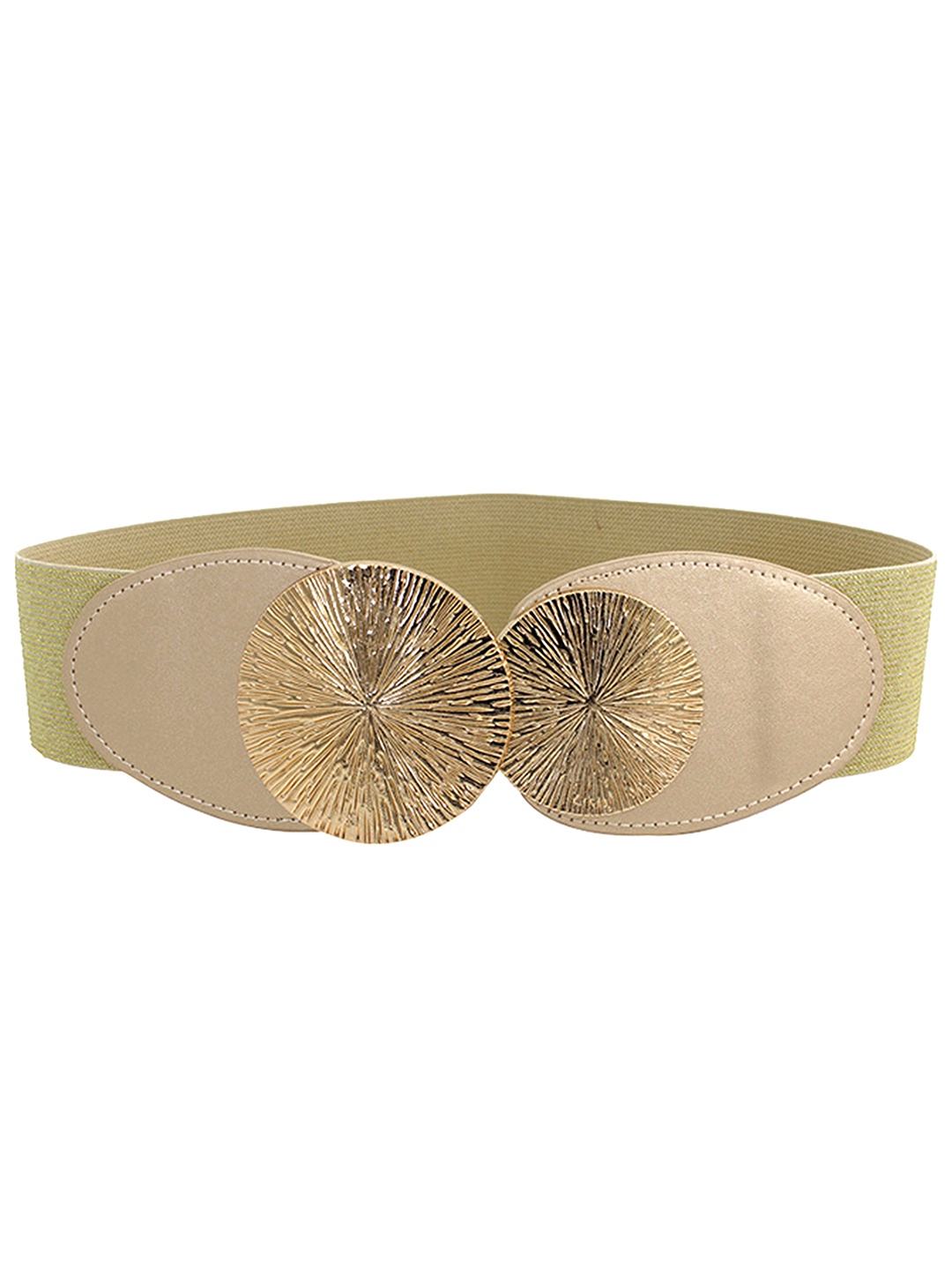 

REDHORNS Women Elastic Waist Belt, Gold