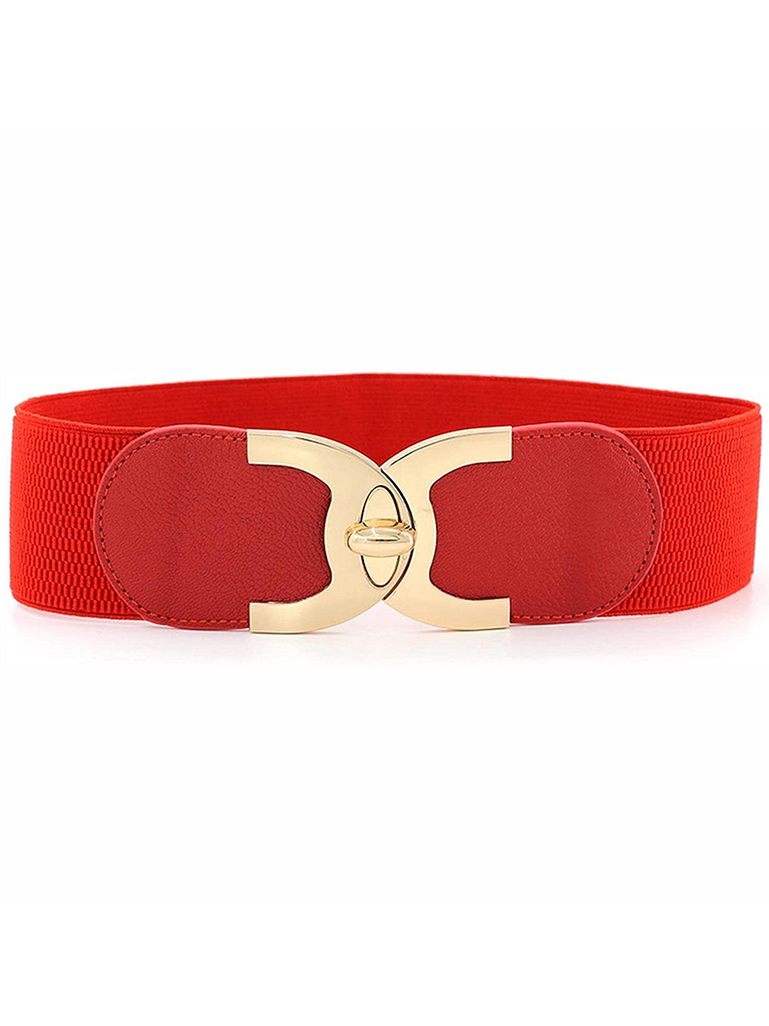 

REDHORNS Women Textured Belt, Red