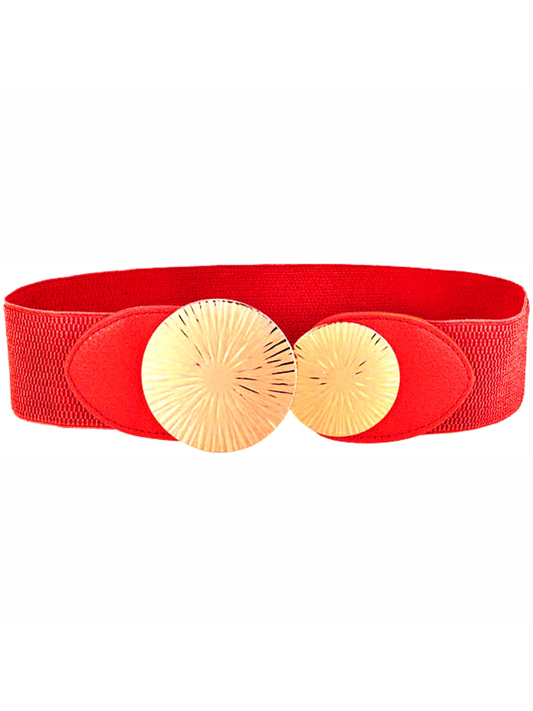 

REDHORNS Women Textured Belt, Red