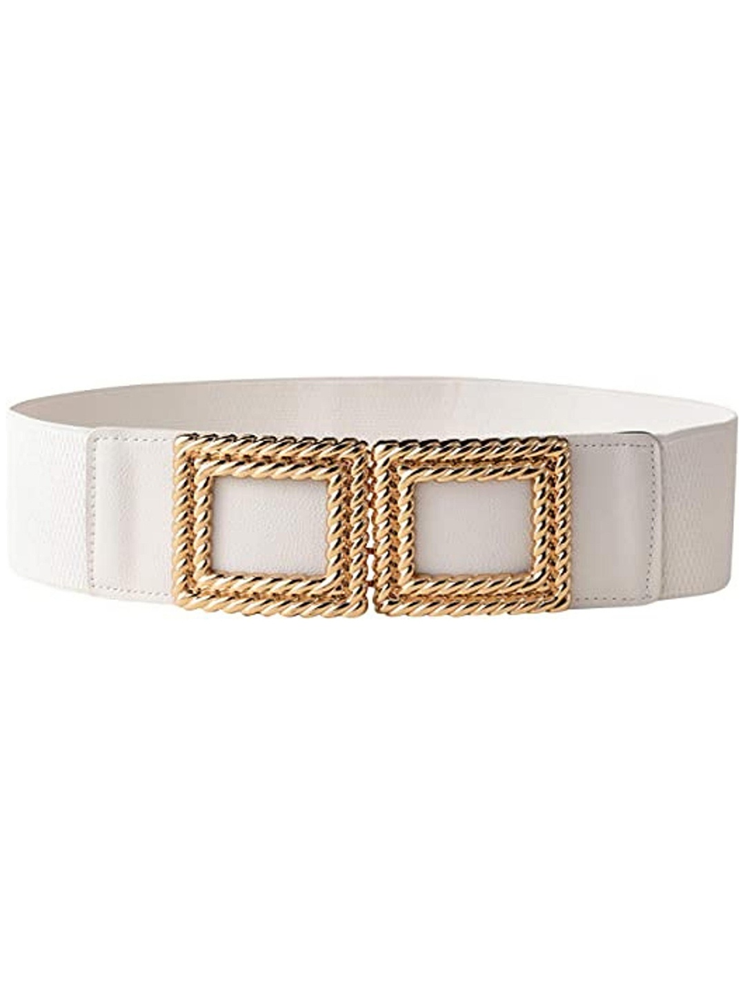 

REDHORNS Women Embellished Belt, White