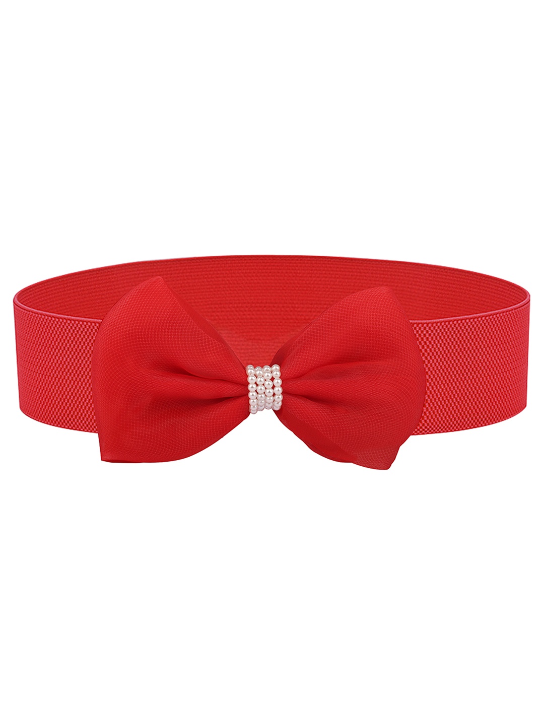 

REDHORNS Women Stretchable Belt, Red