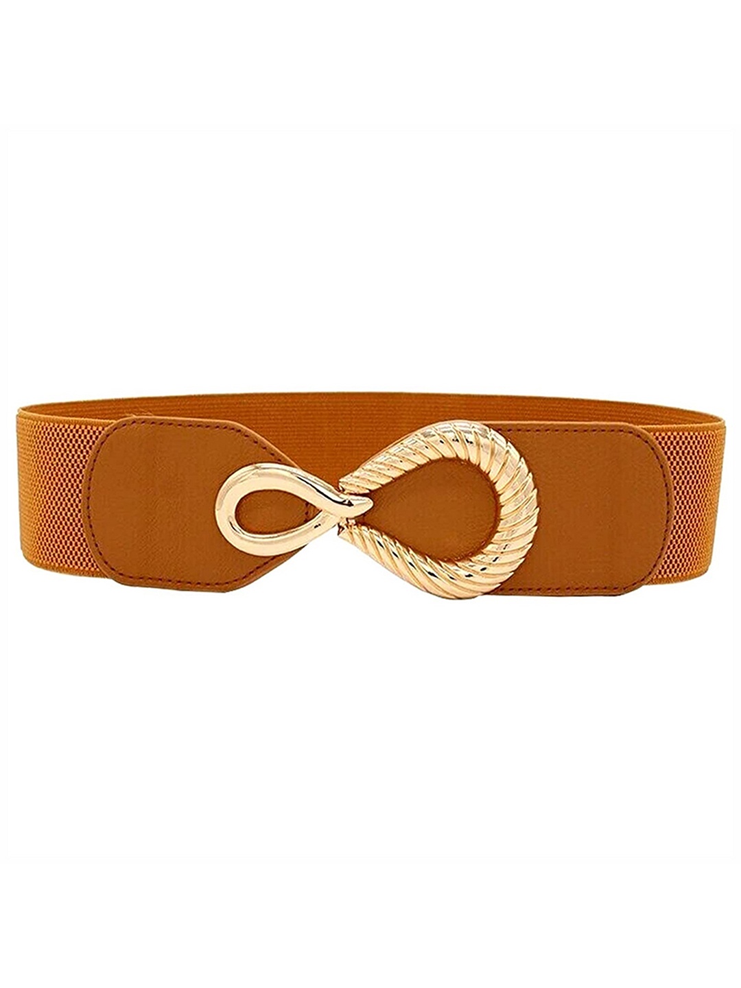 

REDHORNS Women Embellished Stretchable Belt, Brown
