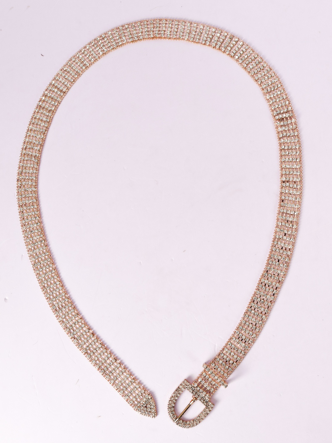 

REDHORNS Stone Studded Design Belt, Gold