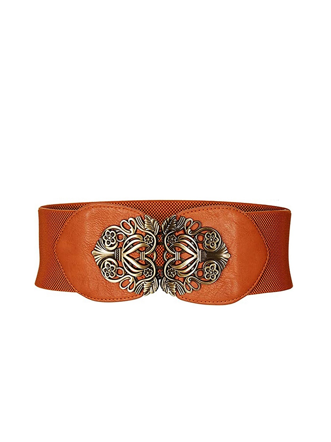 

REDHORNS Women Textured Belt, Brown