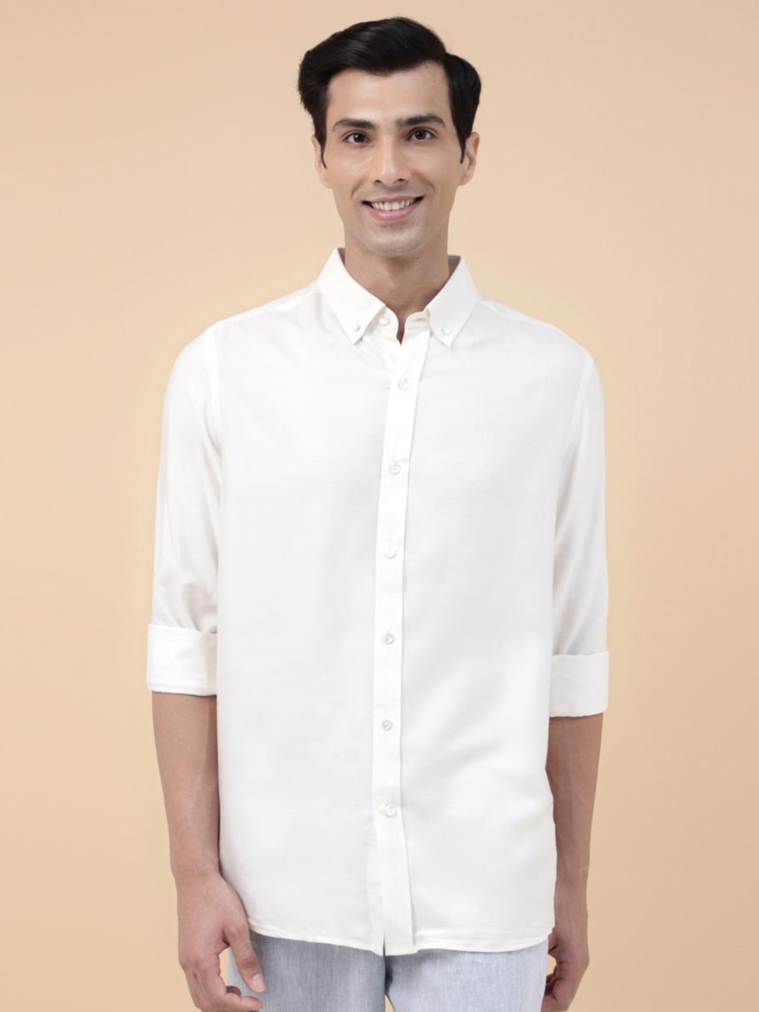 

Fabindia Opaque Casual Shirt, Beige