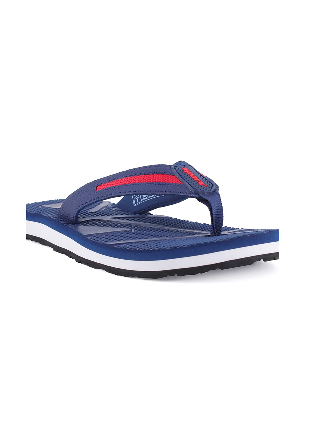 

Sparx Men Textured Thong Flip Flop, Navy blue