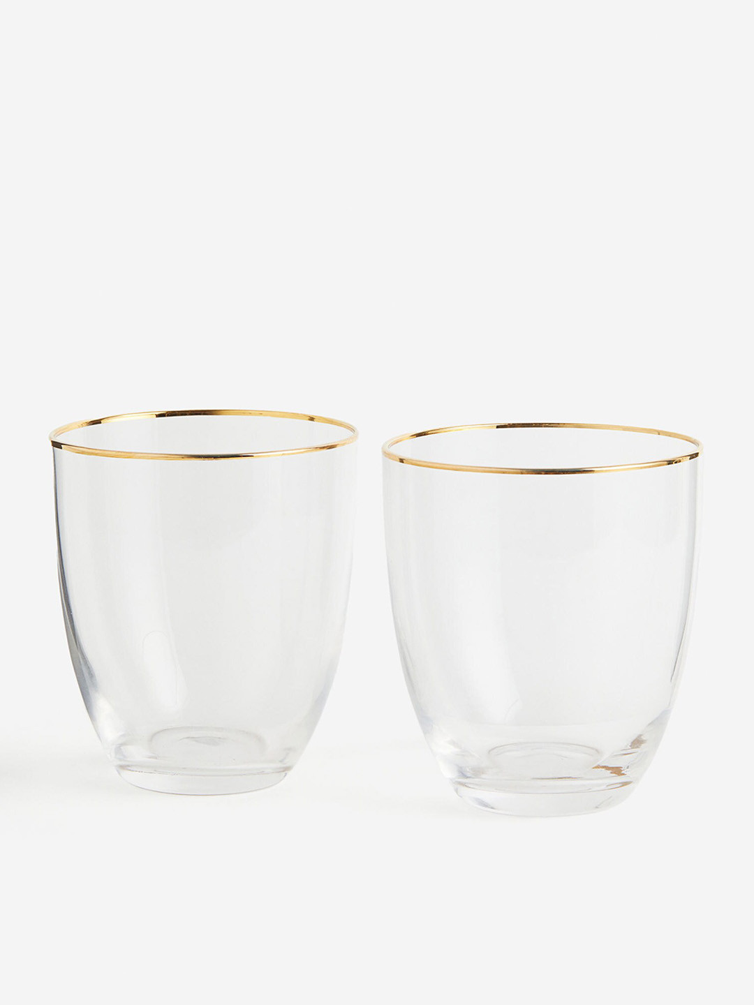 

H&M 2-Pack Tumblers, Transparent