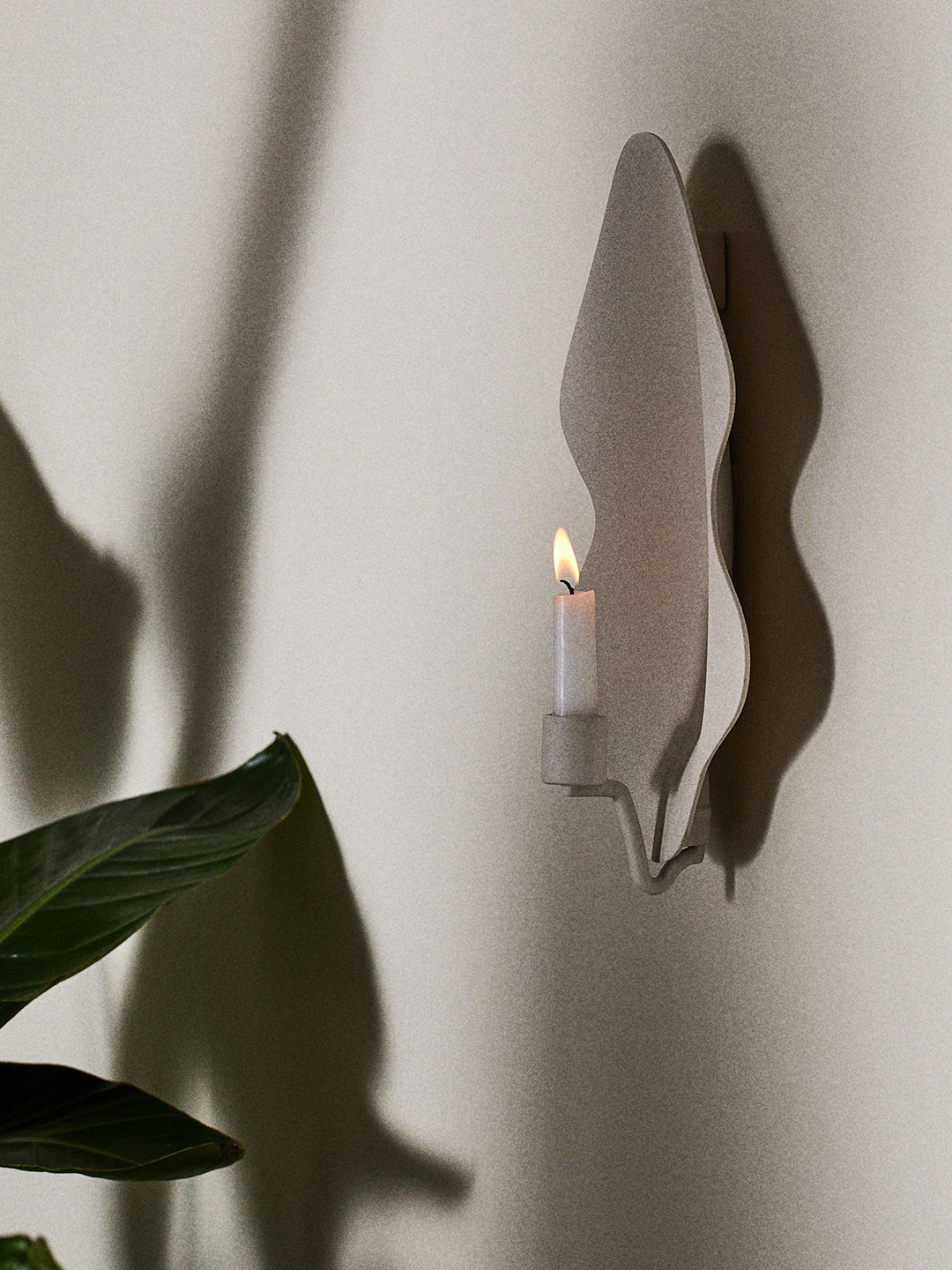 

H&M Metal Sconce, White